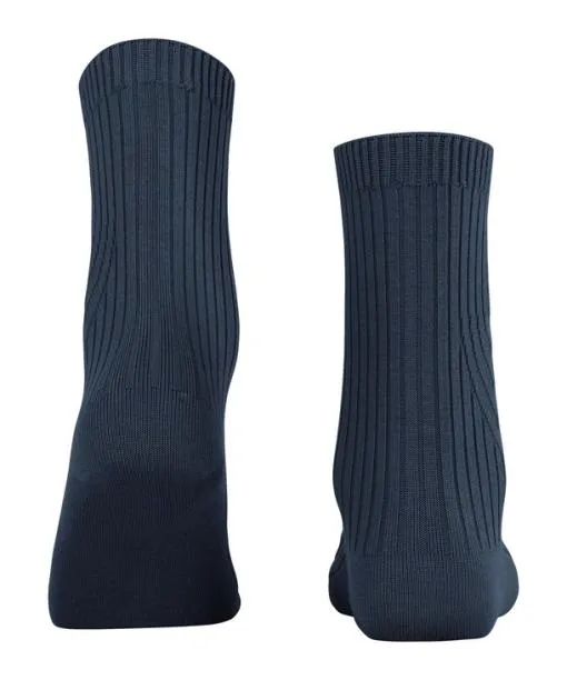 Women Cross Knit Women Socks Space Blue FALKE Socks