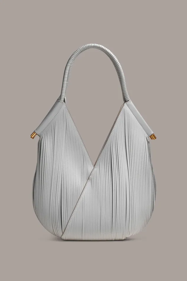 Women Crossbody Bags And Satchels Donna Karan BALDWIN MINI SHOULDER BAG Zinc