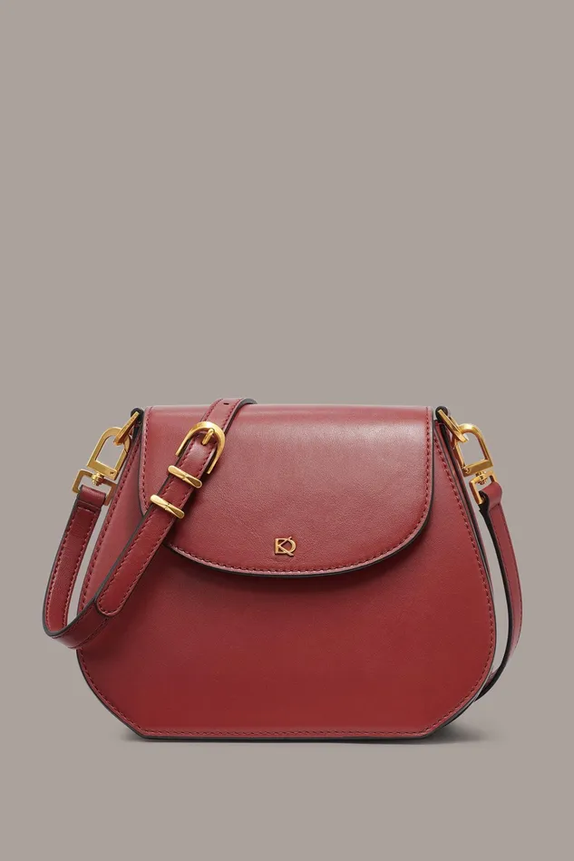 Women Crossbody Bags And Satchels Donna Karan BELLEROSE CROSSBODY Claret