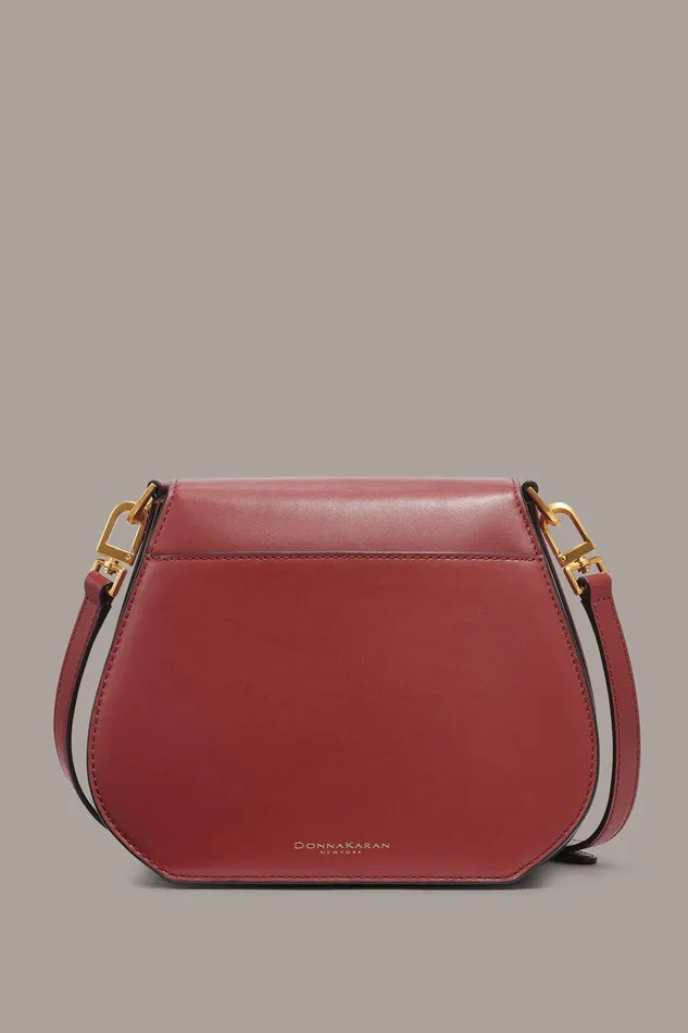 Women Crossbody Bags And Satchels Donna Karan BELLEROSE CROSSBODY Claret