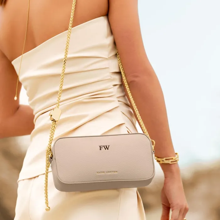 Women Crossbody Bags Katie Loxton Remi Chain Crossbody Bag In Light Taupe