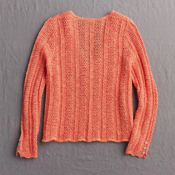 Women Della Ruffle Cardigan Coral Sundance Catalog Sweaters Women Della Ruffle Cardigan Coral Sundance Catalog Sweaters