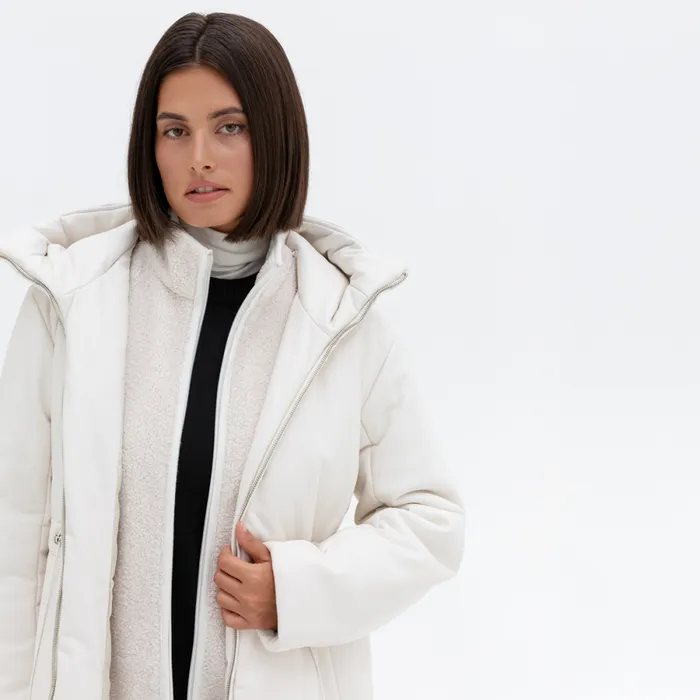 Women Devyn Jackets and Coats Creme HGL
