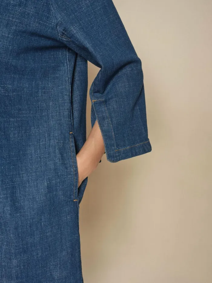Women Dresses and Jumpsuits MOS MOSH MMMirali Pincourt Dress Dark Blue