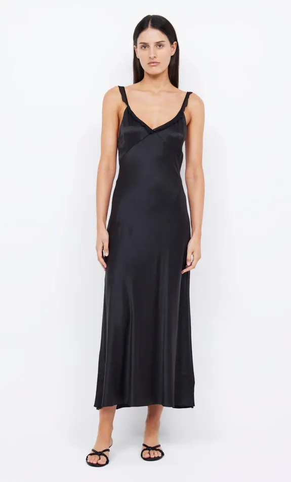 Women Dresses Bec Bridge ARCHER MIDI DRESS Black