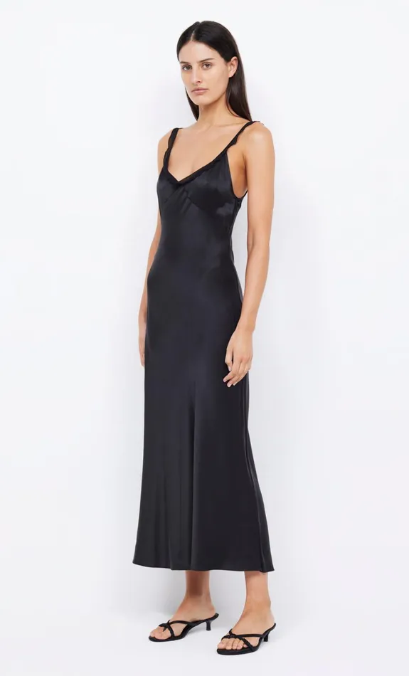 Women Dresses Bec Bridge ARCHER MIDI DRESS Black