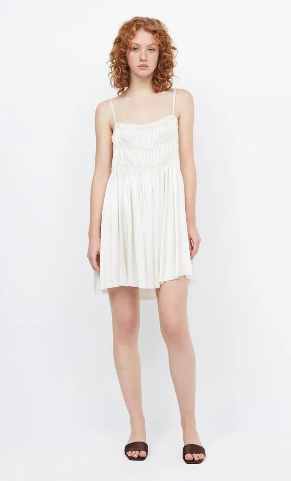 Women Dresses Bec Bridge DALI MINI SHIFT DRESS Ivory