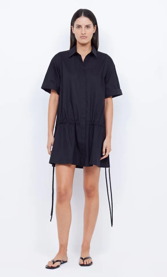 Women Dresses Bec Bridge LENNOX SHIRT MINI DRESS Black