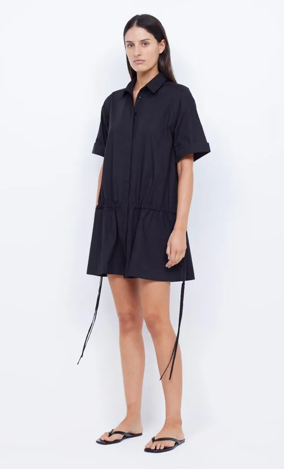 Women Dresses Bec Bridge LENNOX SHIRT MINI DRESS Black