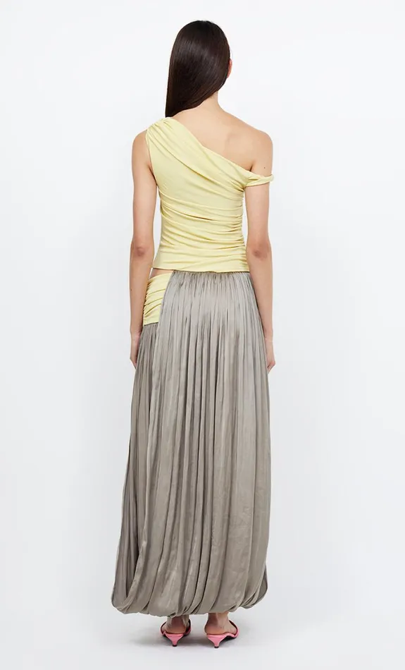 Women Dresses Bec Bridge SERENE BOATNECK MAXI DRESS Citrus Taupe