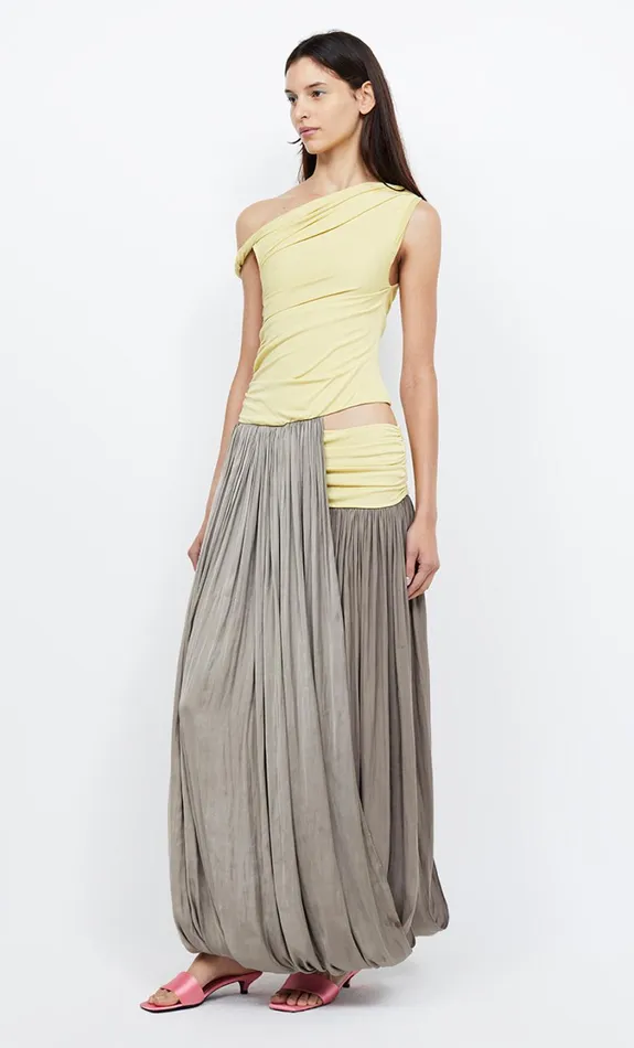 Women Dresses Bec Bridge SERENE BOATNECK MAXI DRESS Citrus Taupe