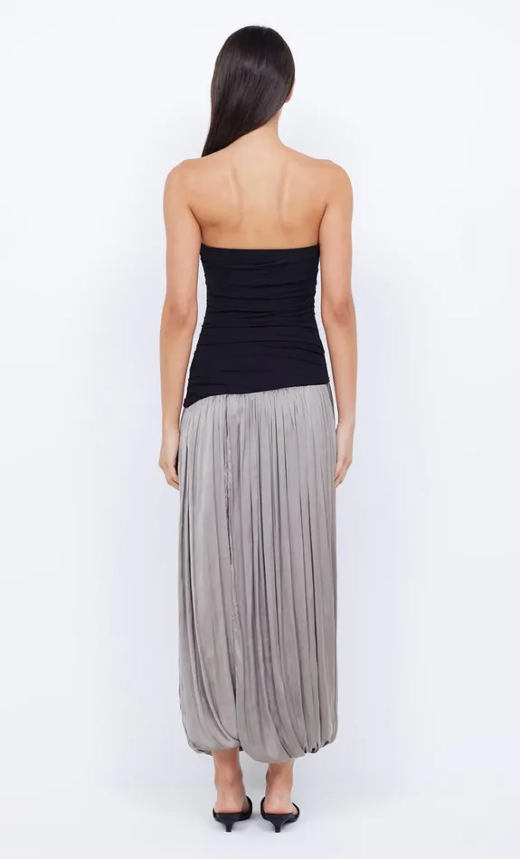 Women Dresses Bec Bridge SERENE STRAPLESS MAXI DRESS Blacktaupe