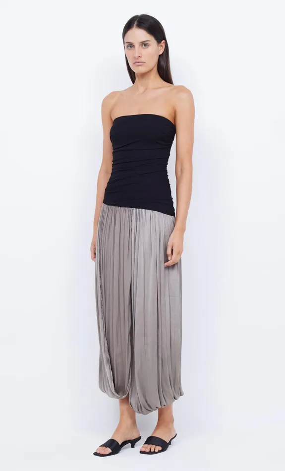 Women Dresses Bec Bridge SERENE STRAPLESS MAXI DRESS Blacktaupe