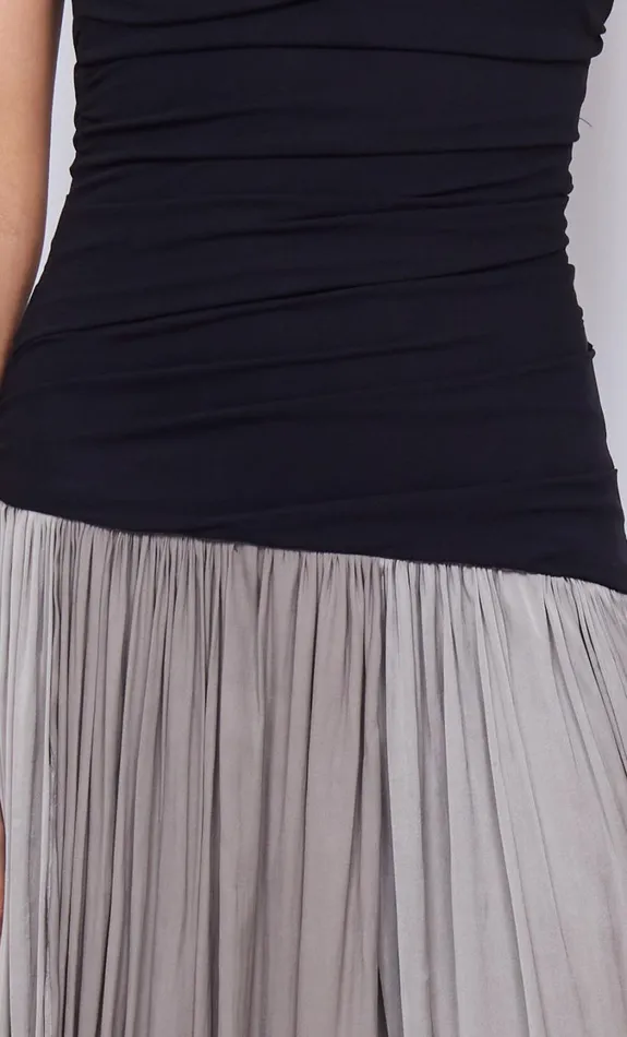 Women Dresses Bec Bridge SERENE STRAPLESS MAXI DRESS Blacktaupe
