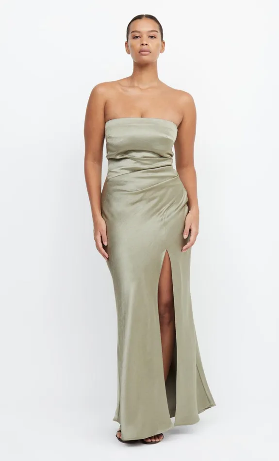Women Dresses Bec Bridge THE DREAMER STRAPLESS DRESS Sage
