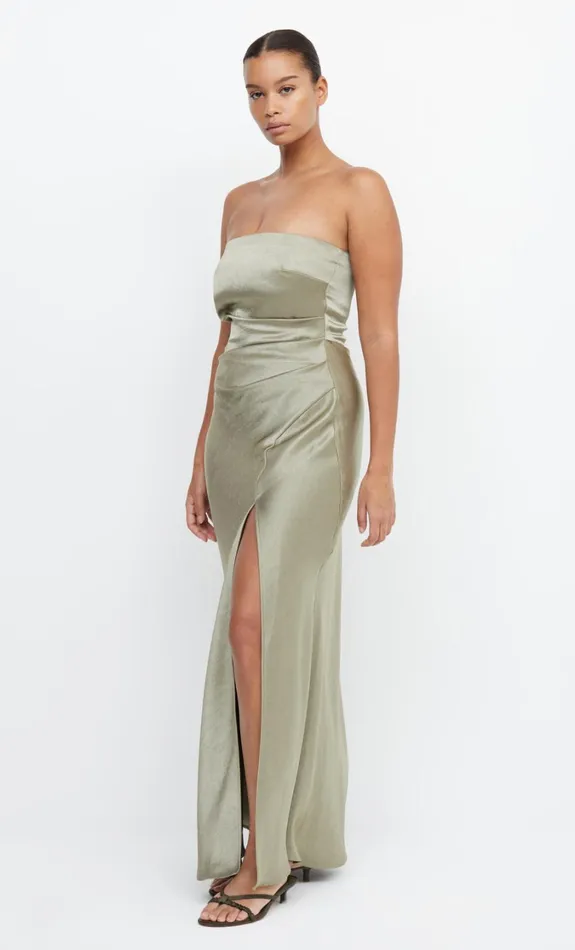 Women Dresses Bec Bridge THE DREAMER STRAPLESS DRESS Sage