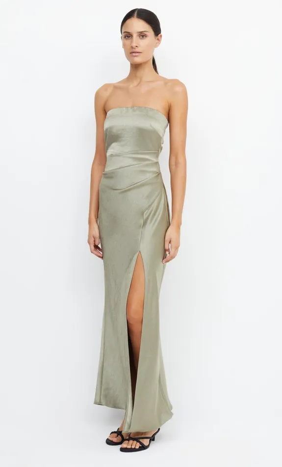Women Dresses Bec Bridge THE DREAMER STRAPLESS DRESS Sage