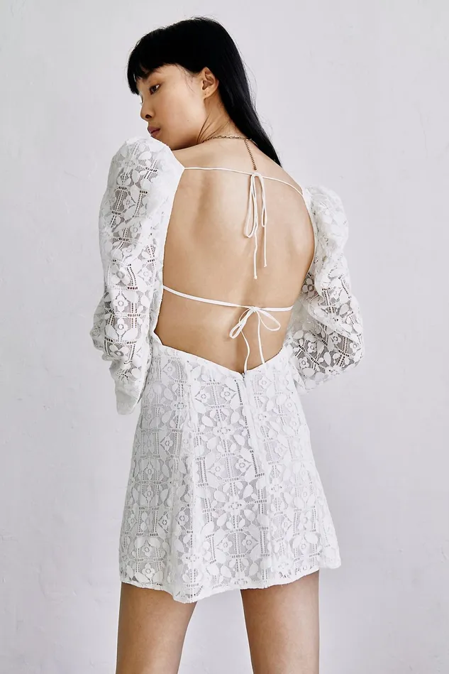 Women Dresses Free People Nadine Mini Dress White