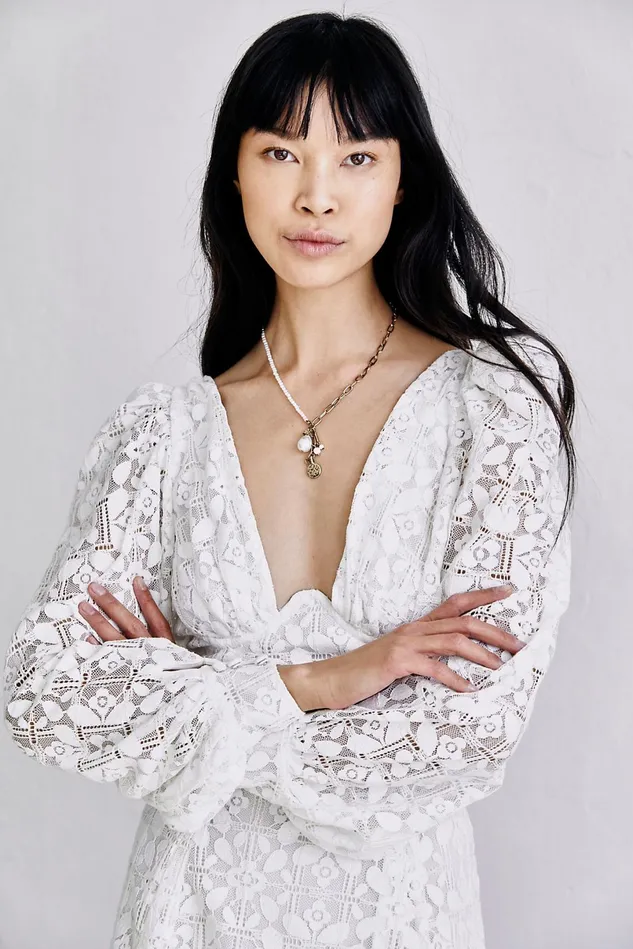 Women Dresses Free People Nadine Mini Dress White