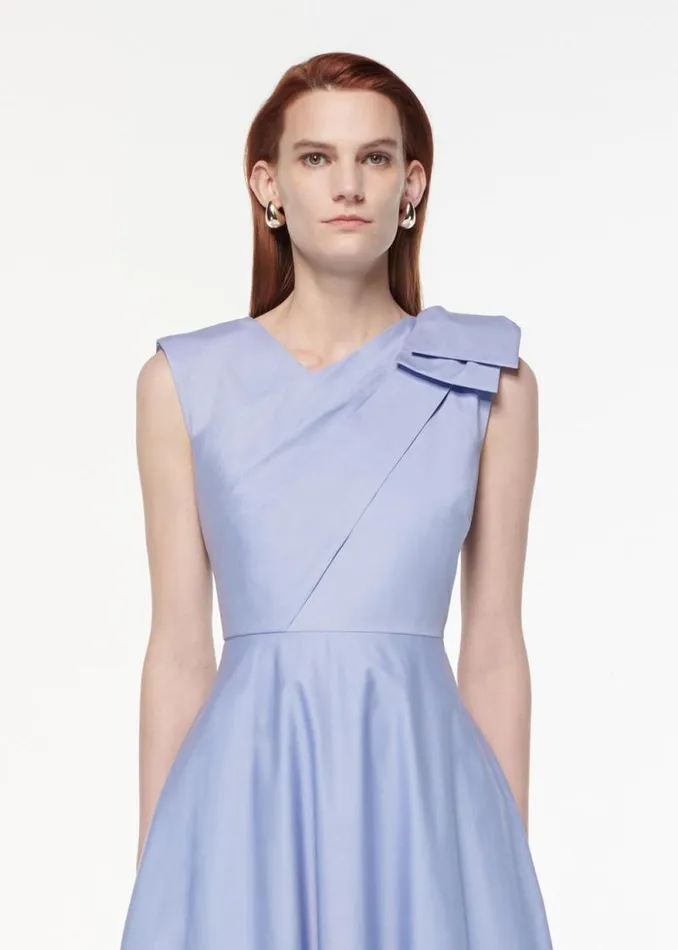 Women Dresses Roland Mouret Bow Cotton Poplin Midi Dress