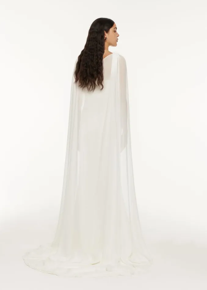 Women Dresses Roland Mouret Stretch Cady Flower Gown