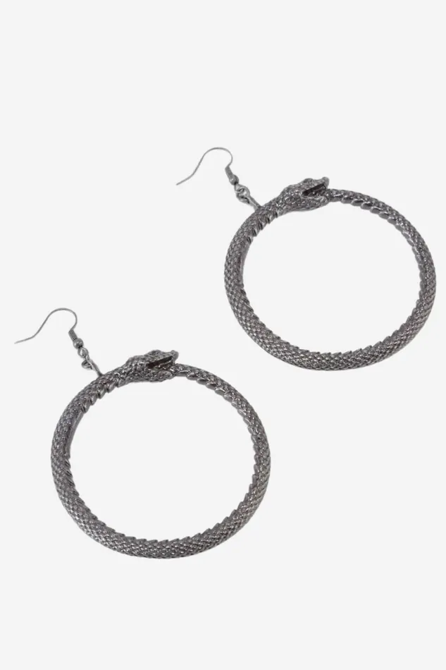 Women Earrings Killstar Ouroborous Curse Earrings
