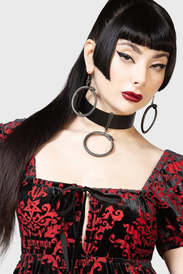 Women Earrings Killstar Ouroborous Curse Earrings
