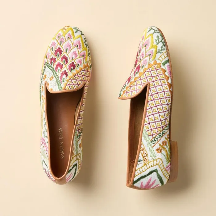 Women Emilia Loafers Pink Multi Sundance Catalog Shoes