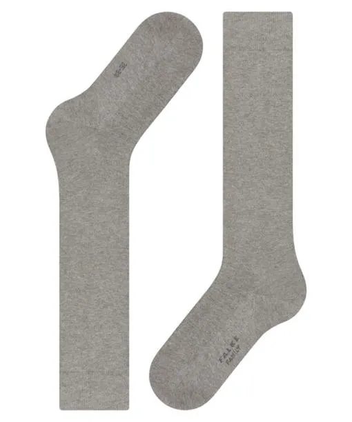 Women Family Women Kneehigh Socks Greymix FALKE Knee High Socks