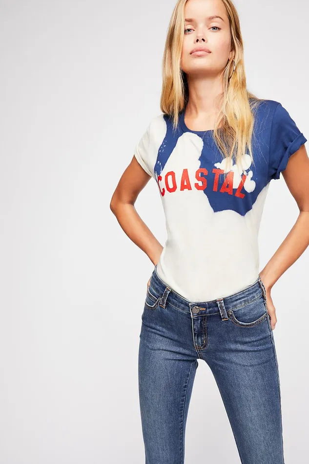Women Flare Jeans Free People Denim Super Flare Jeans Dawn