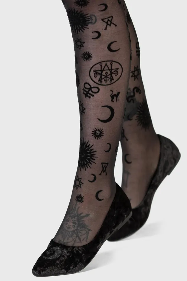 Women Flats and Trainers Killstar Lunanite Velvet Flats