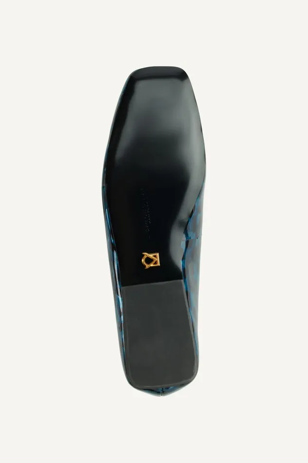 Women Flats And Loafers Donna Karan KYLEE BALLET FLAT Oxide Blue