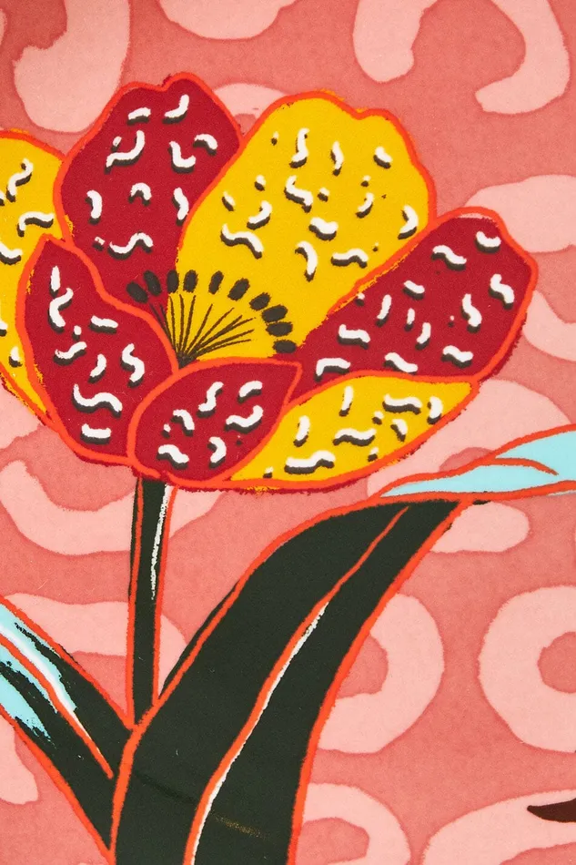 Women Flower Plate Multi FARM Rio Happiness A La Table