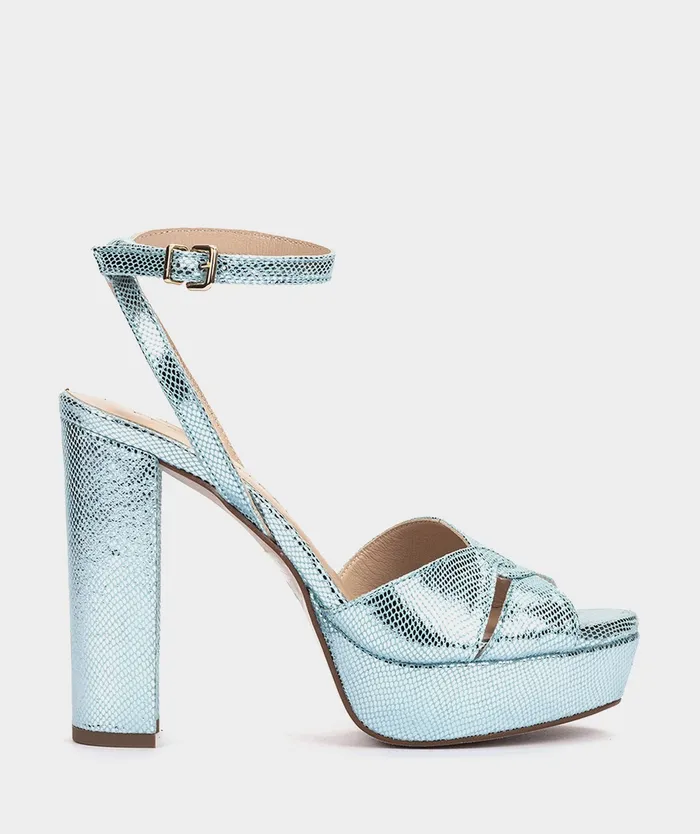 Women Gandia Blue 8211 Heeled Sandals Pedro Miralles