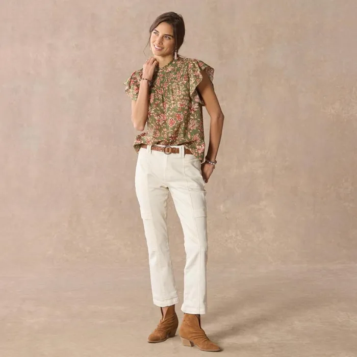 Women Garden Grove Top Petite Rosemary Sundance Catalog Petite Styles