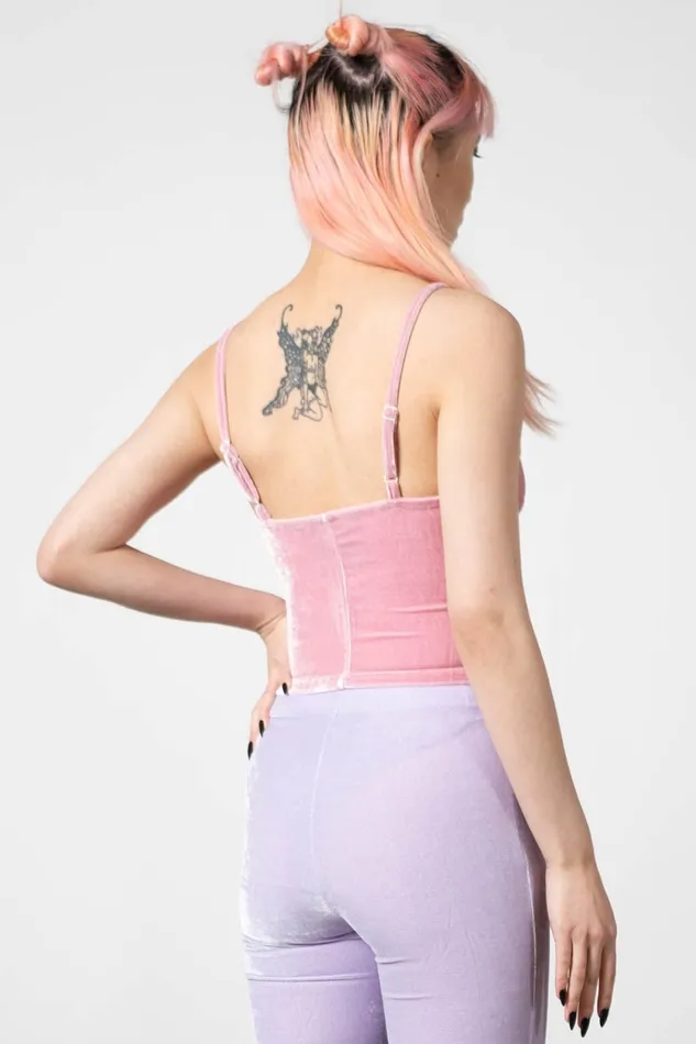 Women Going Out Killstar Lost In Sin Zip Top PASTEL PINK