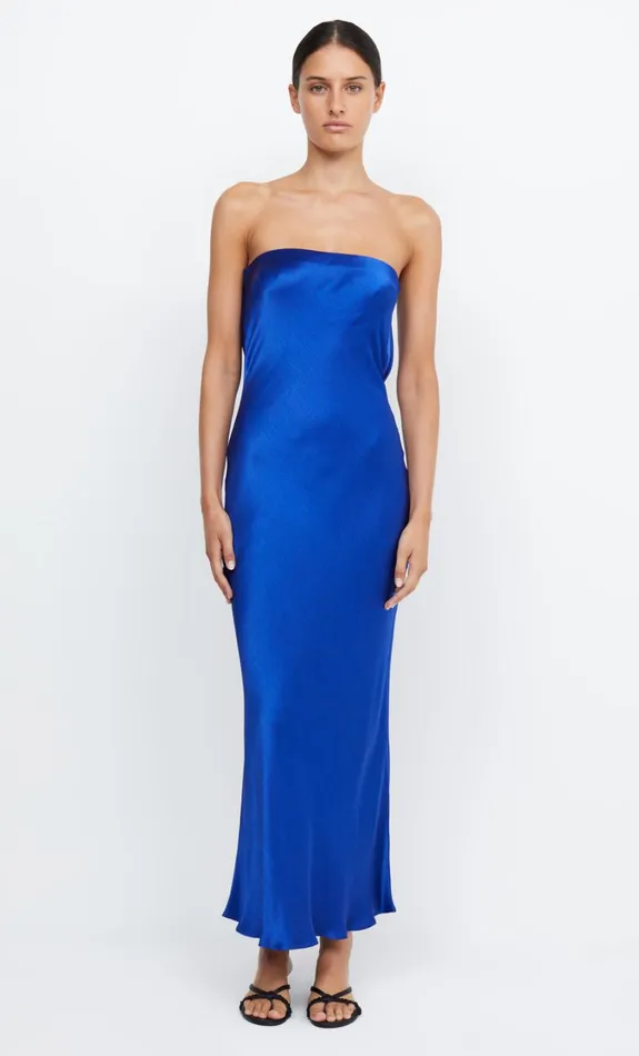 Women Guests Bec Bridge MOON DANCE STRAPLESS DRESS Mediterranean Blue