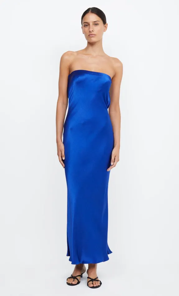 Women Guests Bec Bridge MOON DANCE STRAPLESS DRESS Mediterranean Blue
