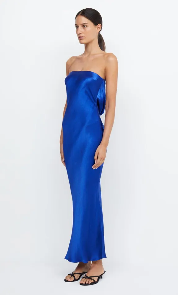 Women Guests Bec Bridge MOON DANCE STRAPLESS DRESS Mediterranean Blue