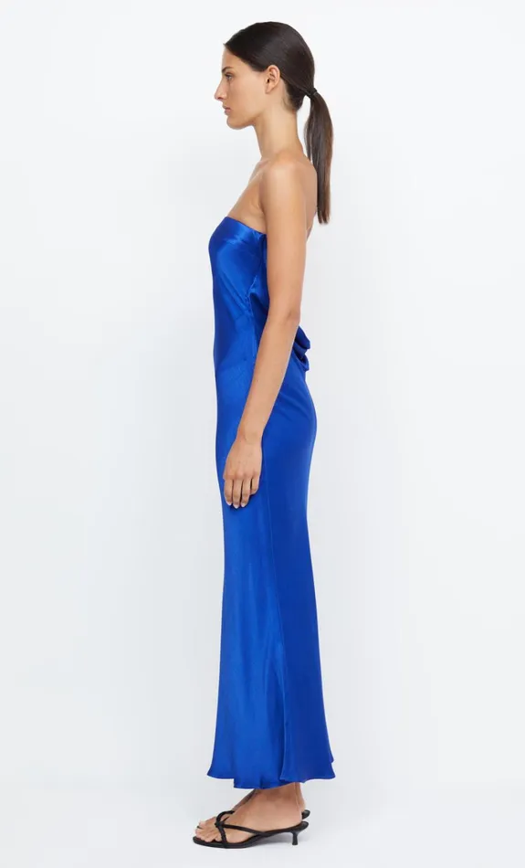 Women Guests Bec Bridge MOON DANCE STRAPLESS DRESS Mediterranean Blue