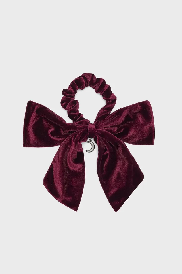 Women Hair Accessories Killstar Tabinka Hair Bow RED
