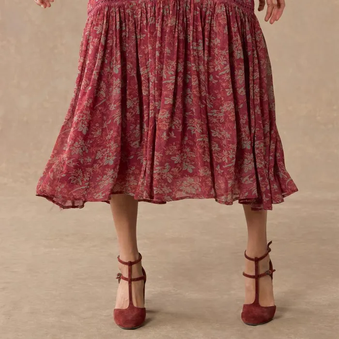 Women Harvest Florals Dress Petite Red Plum Sundance Catalog Dresses and Jumpsuits Women Harvest Florals Dress Petite Red Plum Sundance Catalog Dresses and Jumpsuits