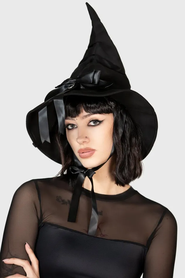 Women Hats and Headbands Killstar Mystic Maker Brim Hat