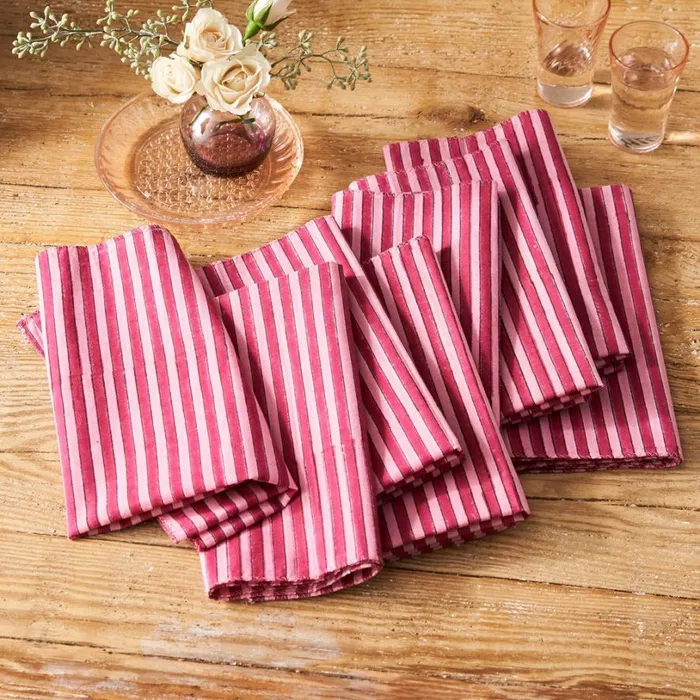 Women Hedley Striped Napkin Set Sundance Catalog Tabletop