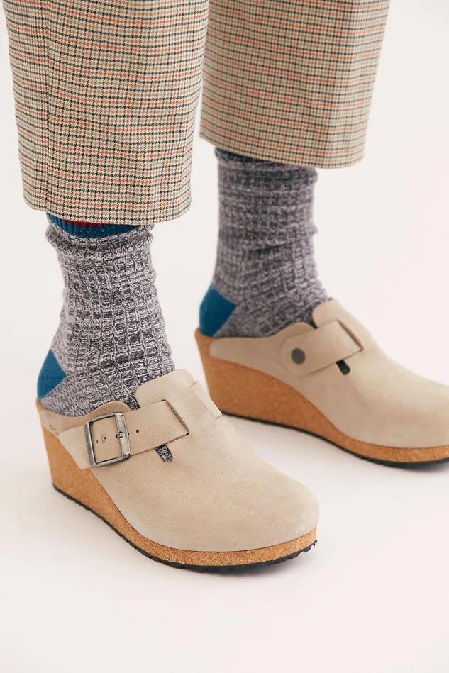 Women Heels Wedges Free People Fanny Wedge Birkenstocks Taupe