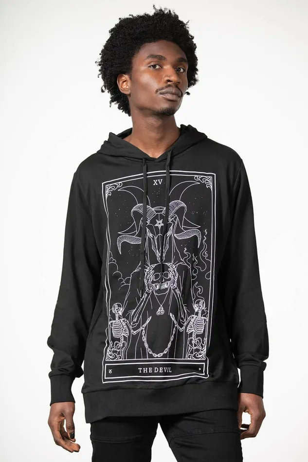 Women Hoodies Killstar Soul Card Hoodie