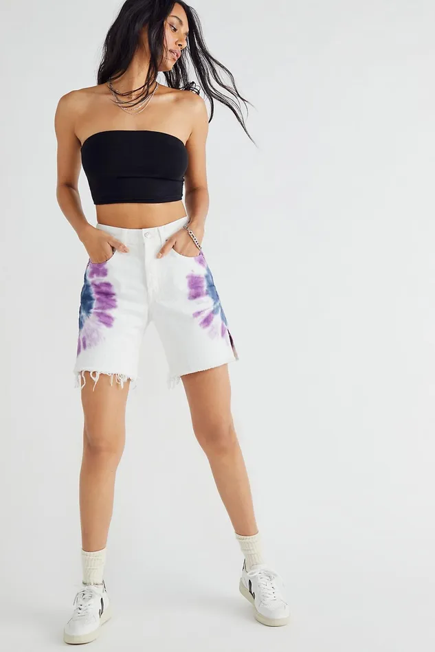Women Jean Shorts Free People EDWIN Cai Shorts Sunset