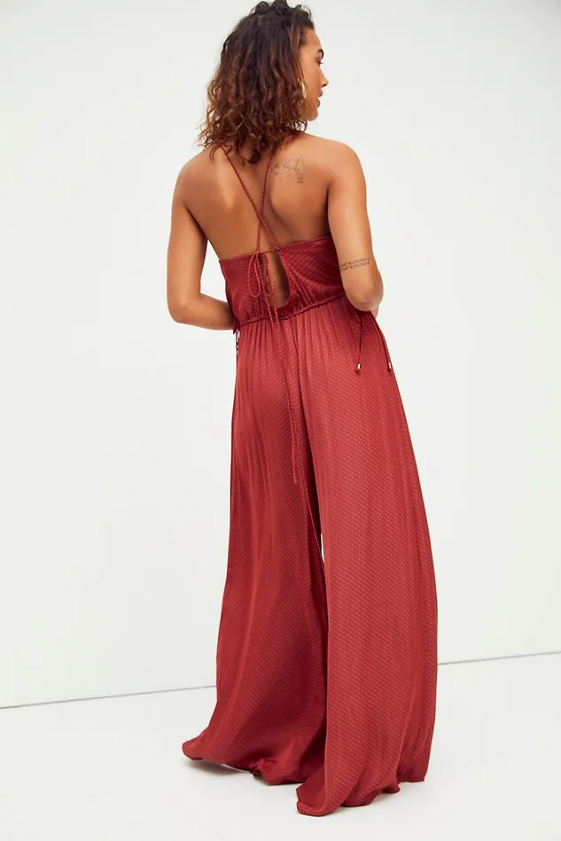 Women Jumpsuits Free People Freefall Jumpsuit Rusted Coral