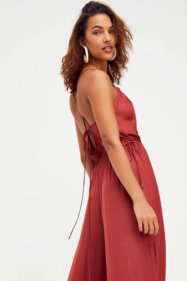 Women Jumpsuits Free People Freefall Jumpsuit Rusted Coral
