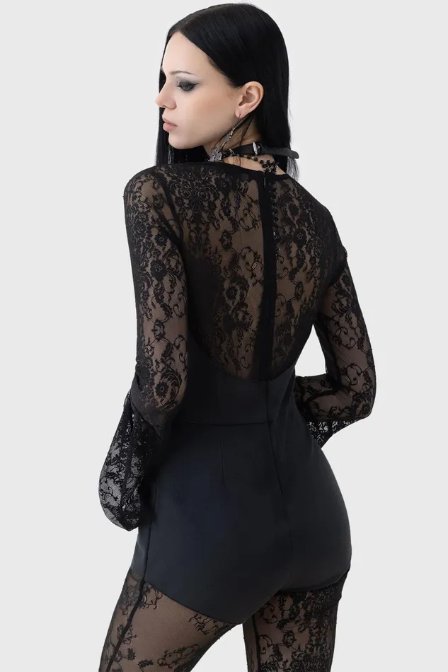 Women Jumpsuits Killstar Wistful Desire Jumpsuit